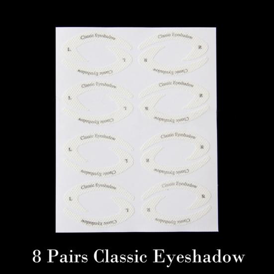 32шт быстрая подводка для глаз липкие трафареты косметические тени для век инструмент для макияжа бровей