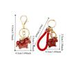 Exquisite Zodiac Horse Pendant Rhinestone New Year Pendant Fashion Horse Year Keychain  Ornaments