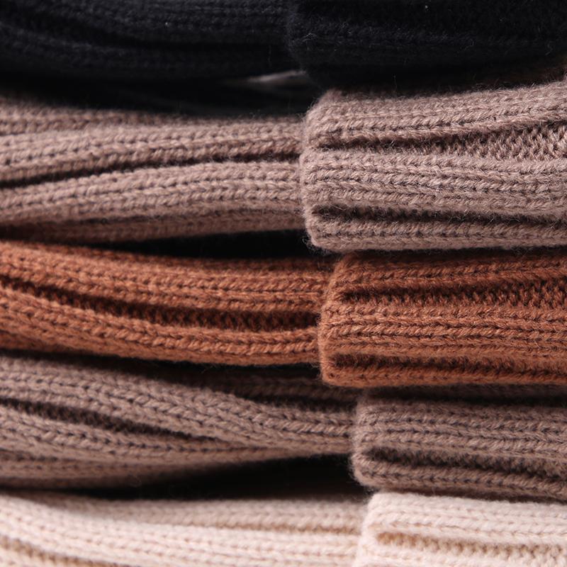 Новая зимняя детская шапка из мягкого хлопка с вышивкой букв для детей 1-6 лет, шапки для мальчиков и девочек, одноцветные теплые вязаные шапочки