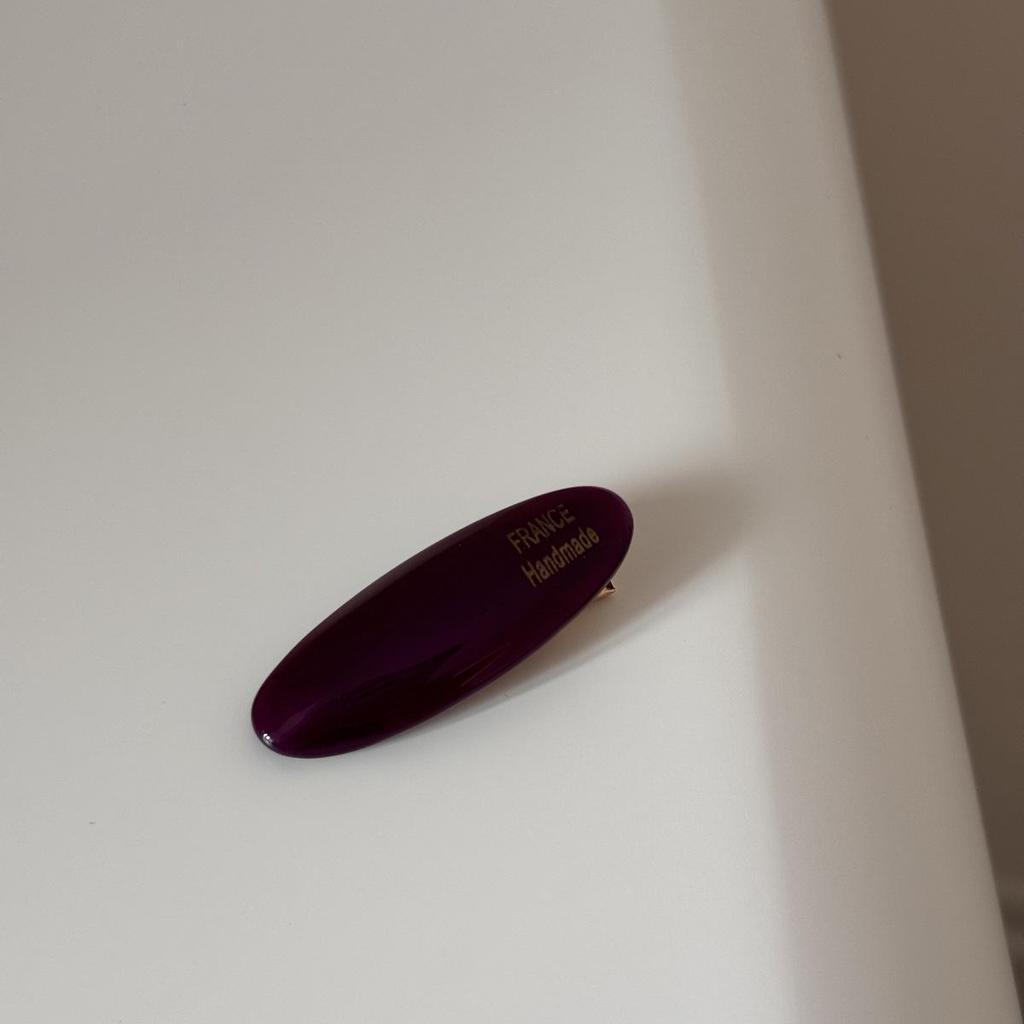 Ацетатная овальная заколка для волос Gold Label - Новый аксессуар для челки и боковых прядей