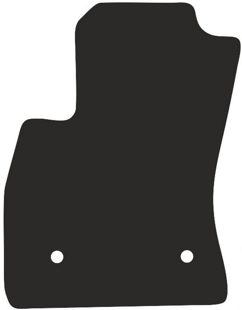 Polyamide Driver Floor Mat For Fiat Doblo Ii 2009-2020, Rubberized Driver Floor Mat