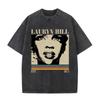 Hot Sale Lauryn Hill Classic Poster Print Retro Washed TShirt Men Women Cotton Harajuku YK Style Summer Tee Oversized New Top