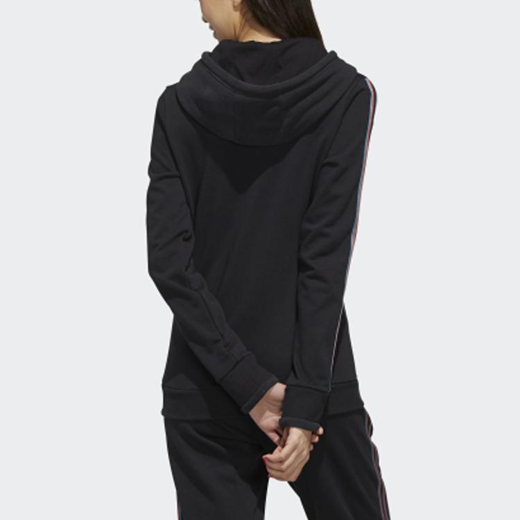 Adidas Neo W Fav Hdy Спортивная повседневная толстовка с капюшоном Женская толстовка с капюшоном черного цвета EI4334