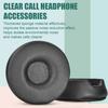 2Pcs Headphone Covers Ear Pads Replacement Parts Breathable Elastic Thickened Sponge Earmuff Cushions for Jabra Engage 55