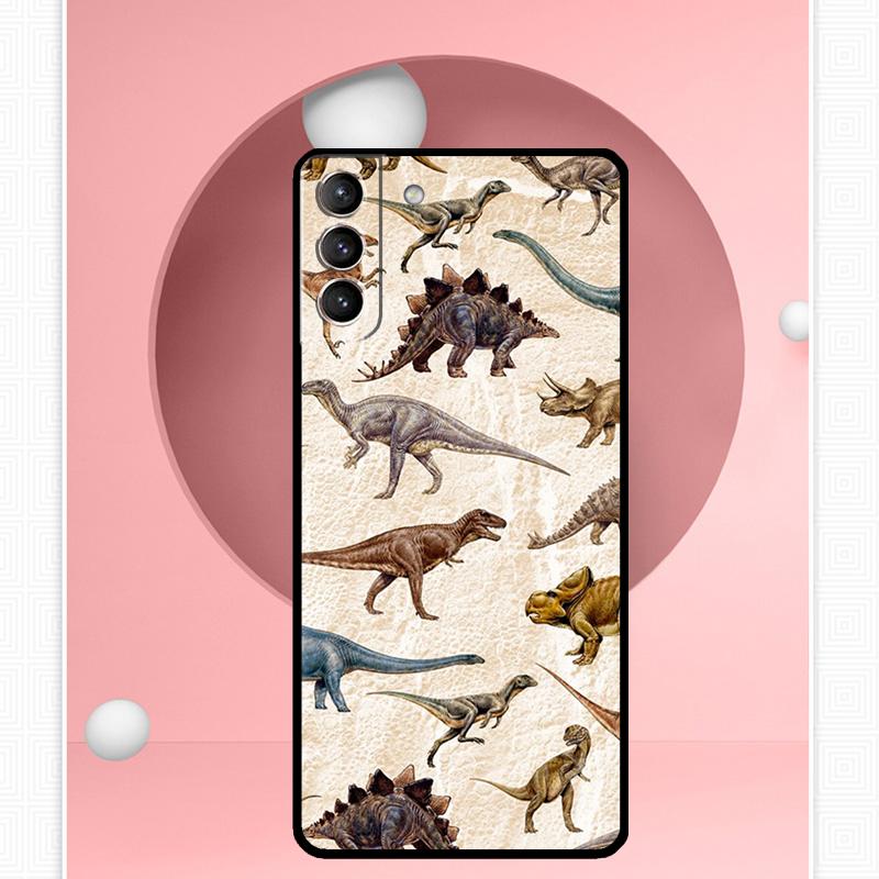Чехол с рисунком динозавра для Samsung Galaxy S24 Ultra S20 S21 S22 S23 S25 Ultra S9 S10 Plus S25 FE Чехол Funda