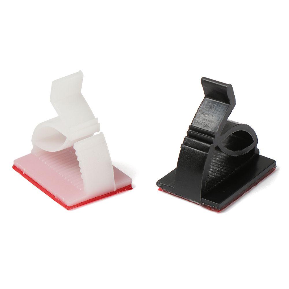 Practical Sticky Self-adhesive Organizer Clamp Buckle Line Wire Management Fixer Holder Cable Clip