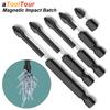 Набор магнитных бит для ударной отвертки с противоскользящим наконечником 1/4, шестигранный хвостовик PH2, крестообразная головка Phillippes, высокая твердость, водонепроницаемый инструмент