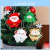 Adorable Plush Santa Claus Keychain Cute Cartoon Keyring Perfect For Christmas Gifts