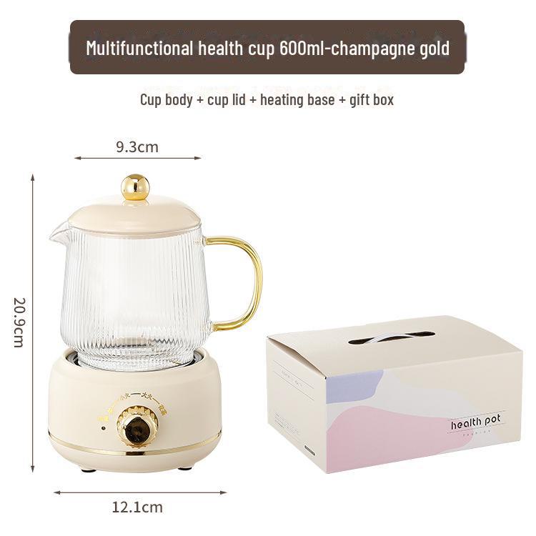 Мини-заварник с цветочным узором и чашка для здоровья — элегантный офисный подарок