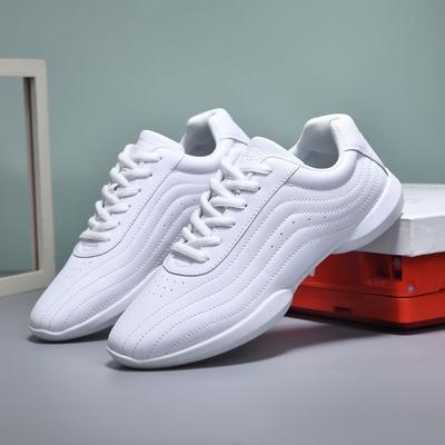 Белые танцевальные туфли для девочек, спортивные кроссовки для тренировок по теннису, легкой ходьбы, для соревнований, кроссовки для поддержки Zapatillas Mujer