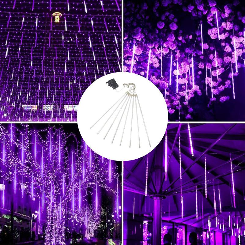 Светодиодные гирлянды-шторы "Звездный дождь" с водонепроницаемым дизайном для Рождества и сезонных мероприятий