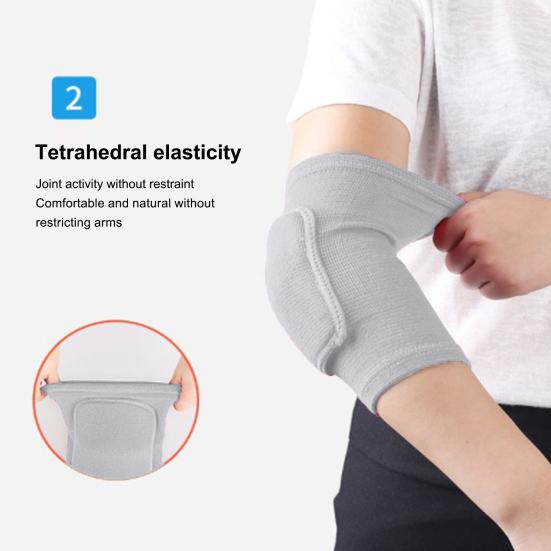 1 пара накладок на руку, дышащие, удобные, теплые, губчатые, защитные налокотники для спорта и фитнеса