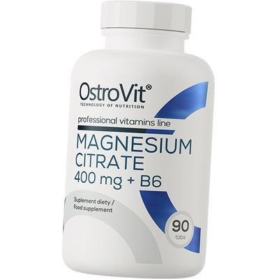 Цитрат Магния с Витамином В6, Magnesium Citrate 400 + B6, 90таб (36250099)
