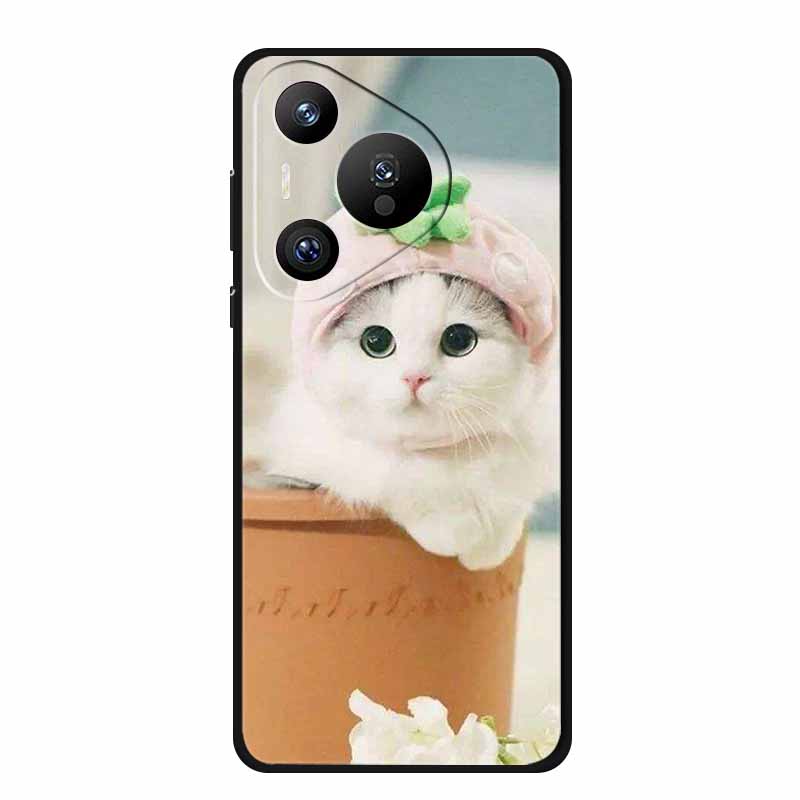 Чехол для Huawei Pura 70 Pro Роскошный мягкий силиконовый чехол из ТПУ для телефона Huawei Pura 70 Pro+ Pura70 Защитный ударопрочный Новый Fundas