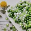 150 шт. Плавающие бусины без отверстий, плавающие, яркие, привлекающие внимание круглые бусины, наполнитель для вазы, искусственный жемчуг, товар для дома