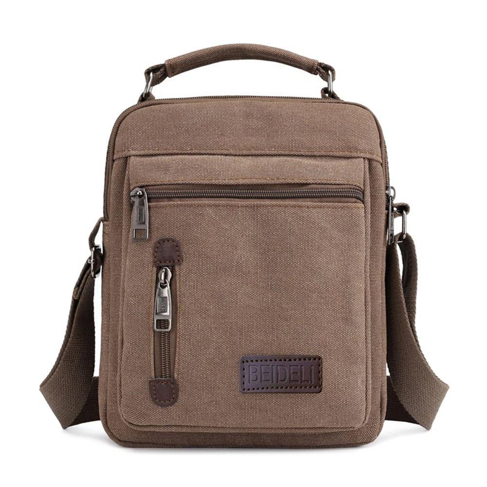 Мужские наплечные сумки с несколькими карманами, креативная сумка-тоут из парусины для инструментов, износостойкая, большой вместимости, кошельки, мужская сумка