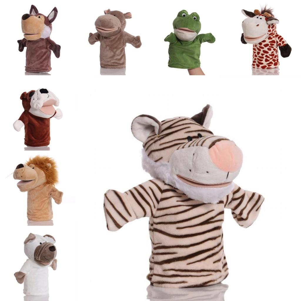 Animal Hand Plush Puppet Toy Cartoon Glove Role Play Interactive Child Educational