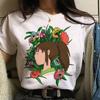 Studio Ghibli Spirited Away Hayao Miyazaki Kawaii Print T -Shirt Women Harajuku Aesthetic Tshirt White Tops Anime Female T Shirt