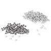 100pcs Silver & Gold Crystal Rivets 6mm & 7mm Double Cap Rivets  DIY Leather Craft