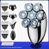 Новая интеллектуальная моющаяся электробритва и машинка для стрижки волос с семью лезвиями