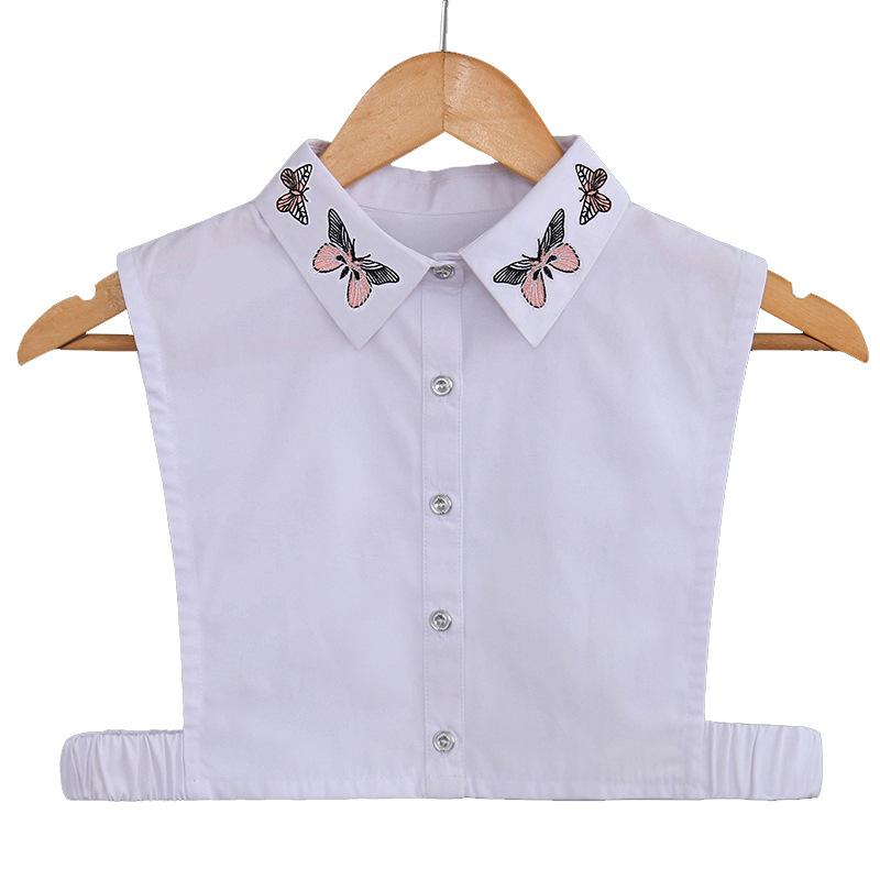 Блузка с поддельным воротником, поддельный воротник, зимняя универсальная рубашка, декоративный воротник, поддельный воротник для свитера B109