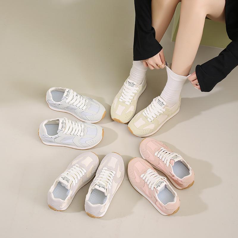 Новые кроссовки для скейтборда женские весенние студенческие спортивные кроссовки для бега повседневные туфли на платформе с увеличением высоты F-