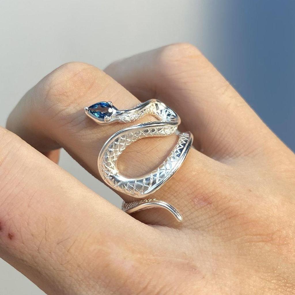 Кольцо Spirit Snake, студенческое холодное, маленькое, элитное, легкое роскошное кольцо