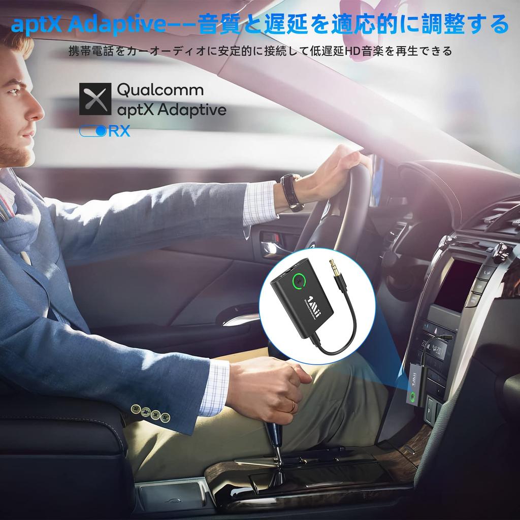 1Mii Bluetooth Аудио BT Одновременное Подключение к Двум aptX LL Низкая Задержка Разъем для Наушников Зарядка ML301 Передатчик, ТВ/Bluetooth Приемник, Передатчик, 5.3