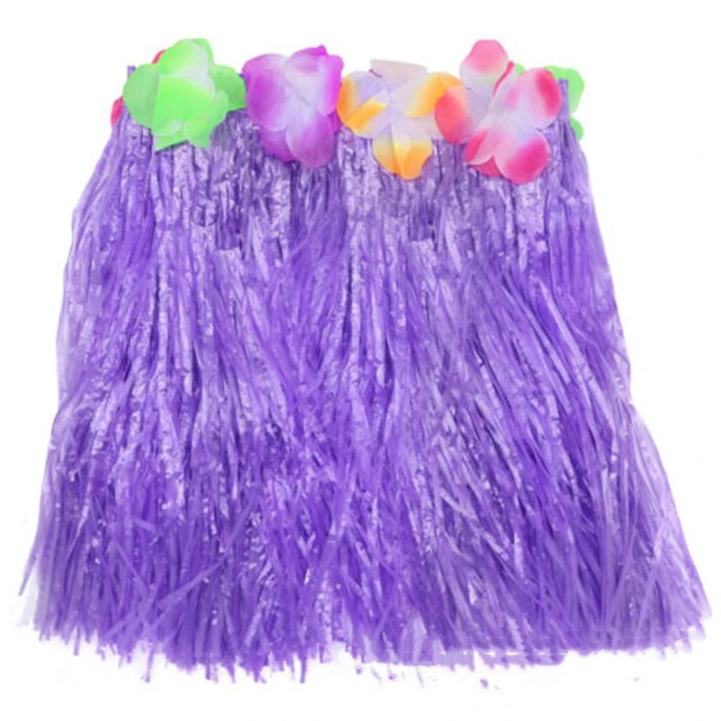 30 см гавайская карнавальная вечеринка детская юбка из травы летняя пляжная вечеринка украшения Aloha Luau наряд тропические гавайские украшения на день рождения