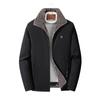 Winter Cotton-padded Jacket for Men, Middle-aged and Aged Lamb Velvet Coat, Plus Velvet and Thickened Cotton-padded Jacket