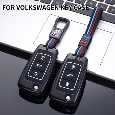 Чехол для ключа Volkswagen для Passat, Lavida, Sagitar, Polo, Bora, Tiguan – Корпус ключа для автомобиля для женщин