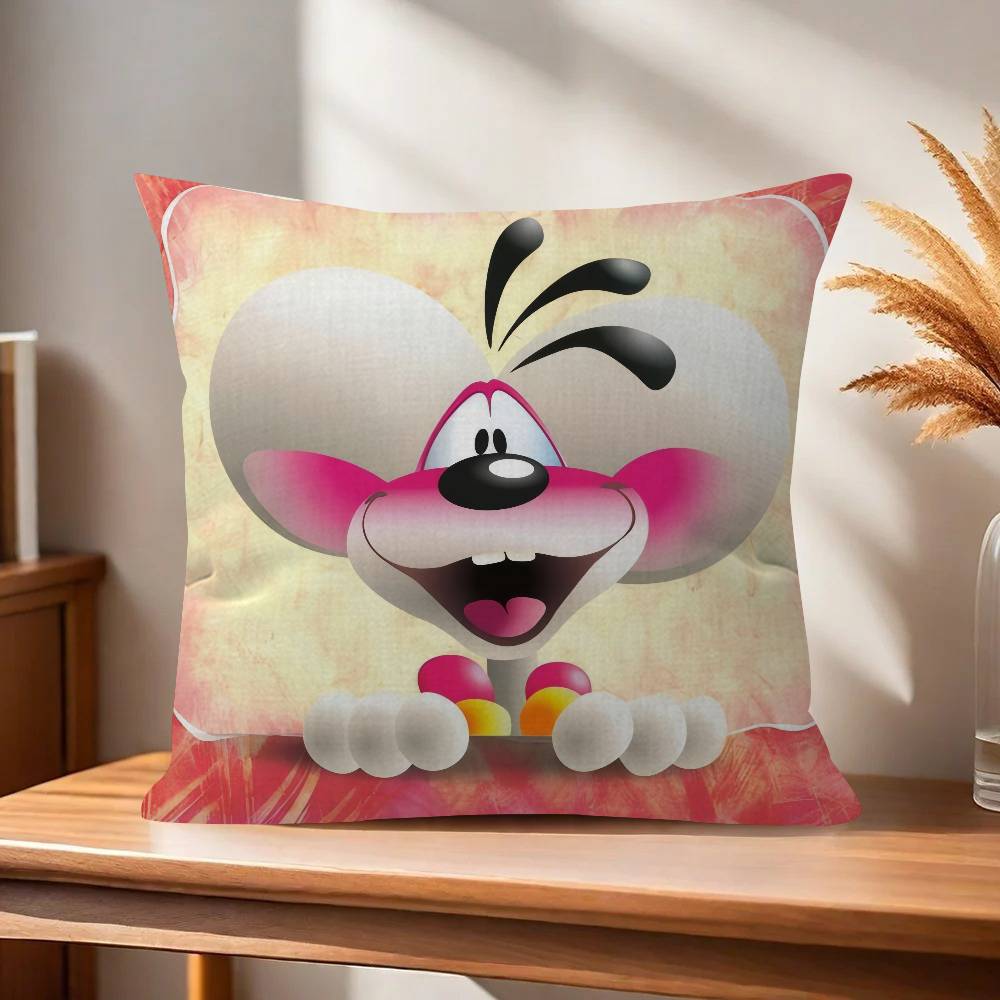 Cartoon DDiddl love cute kawaii Pillowcase toon Gift Cushion Cover Bedroom Home Sofa Chair Seat Decor pillow case