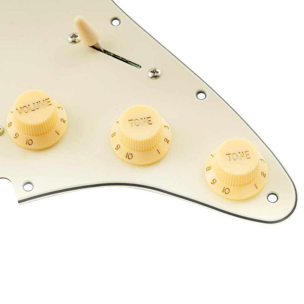 Musiclily Pro SE SSS Strat Prewired Pickguard Staggered Alnico 5 Single Coil Pickup для гитары ST Stratocaster Electric Cream 3P,