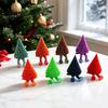 3D Printed Christmas Tree Figure Figure, Flexible Movable Joints Detailed PLA Ornaments Ornament, Creative Festive Atmosphere for Desktop Display
