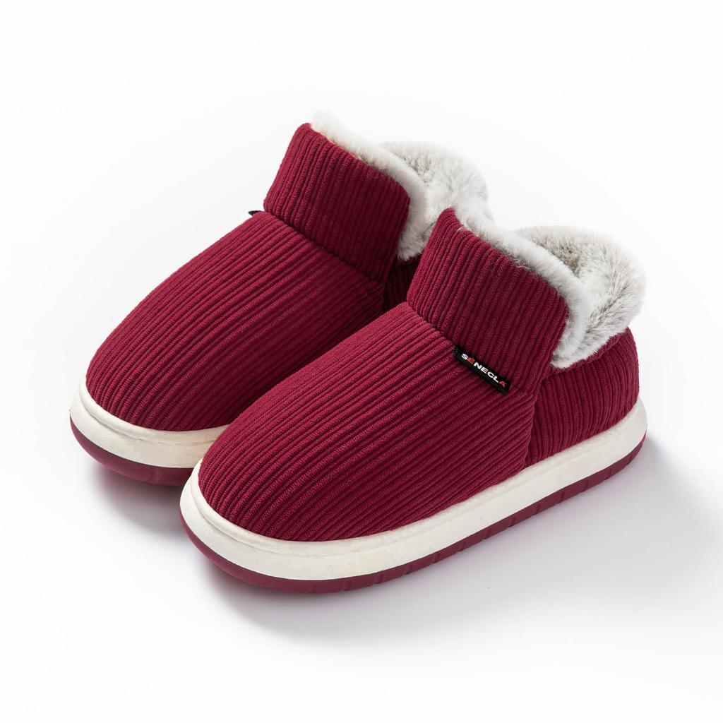 Бесплатная доставка зимние новые хлопковые туфли для пожилых, нескользящая мягкая подошва, износостойкие, теплые и теплые, супер толстые плюшевые хлопковые тапочки