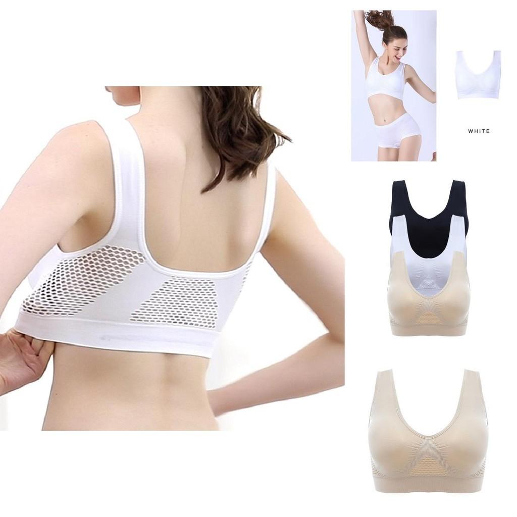 Breathable Hollow Out Padded Sports Bra For Women In Plus Size For Yoga And Gym