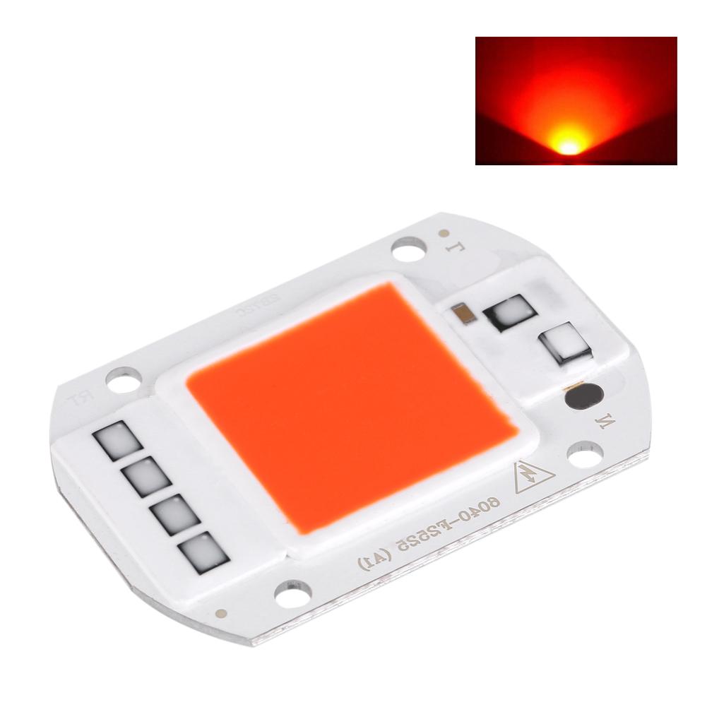 Светодиодный чип COB AC220V 50W 6040 Подходит для DIY светодиодного прожектора Лампа Красный
