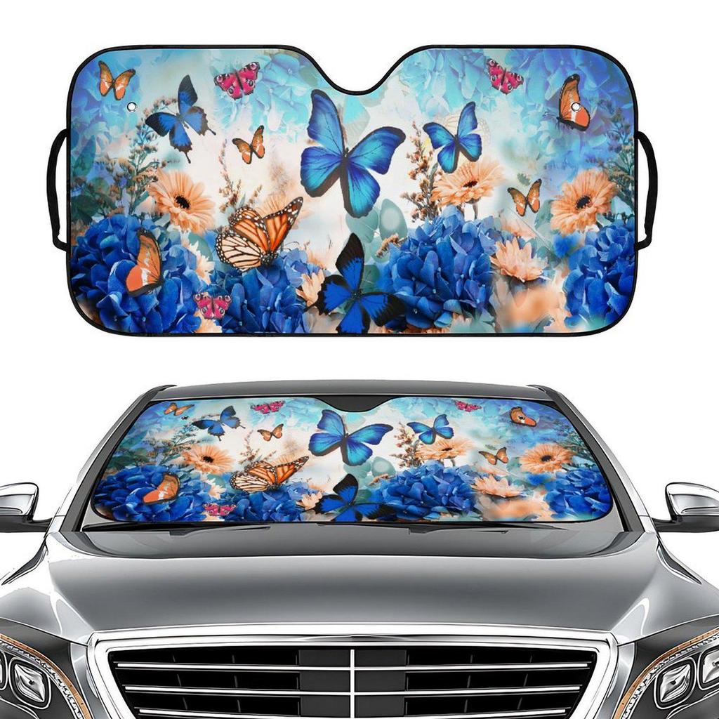 Солнцезащитный козырек на лобовое стекло автомобиля с принтом домашних собак и кошек