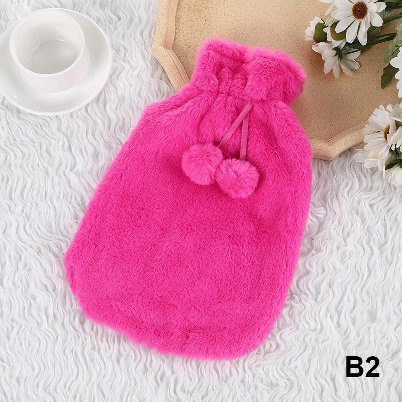 Большой чехол для бутылки с водой объемом 2 л, мягкий, имитация плюша, милый чехол для бутылки с водой, помогает сохранить герметичность сумки с водой