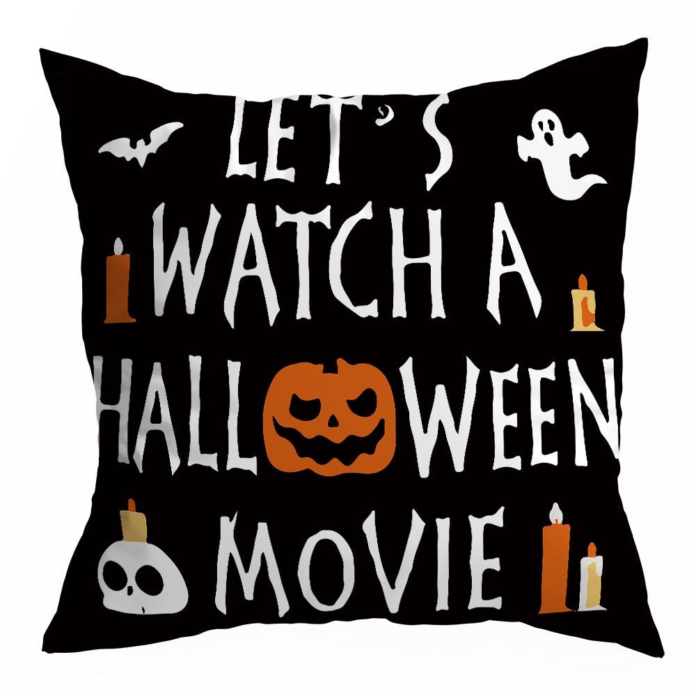 Halloween Holiday Party Decoration Pillow Cover Suitable for Home Living Room Sofa Room Decoration Friend Gift