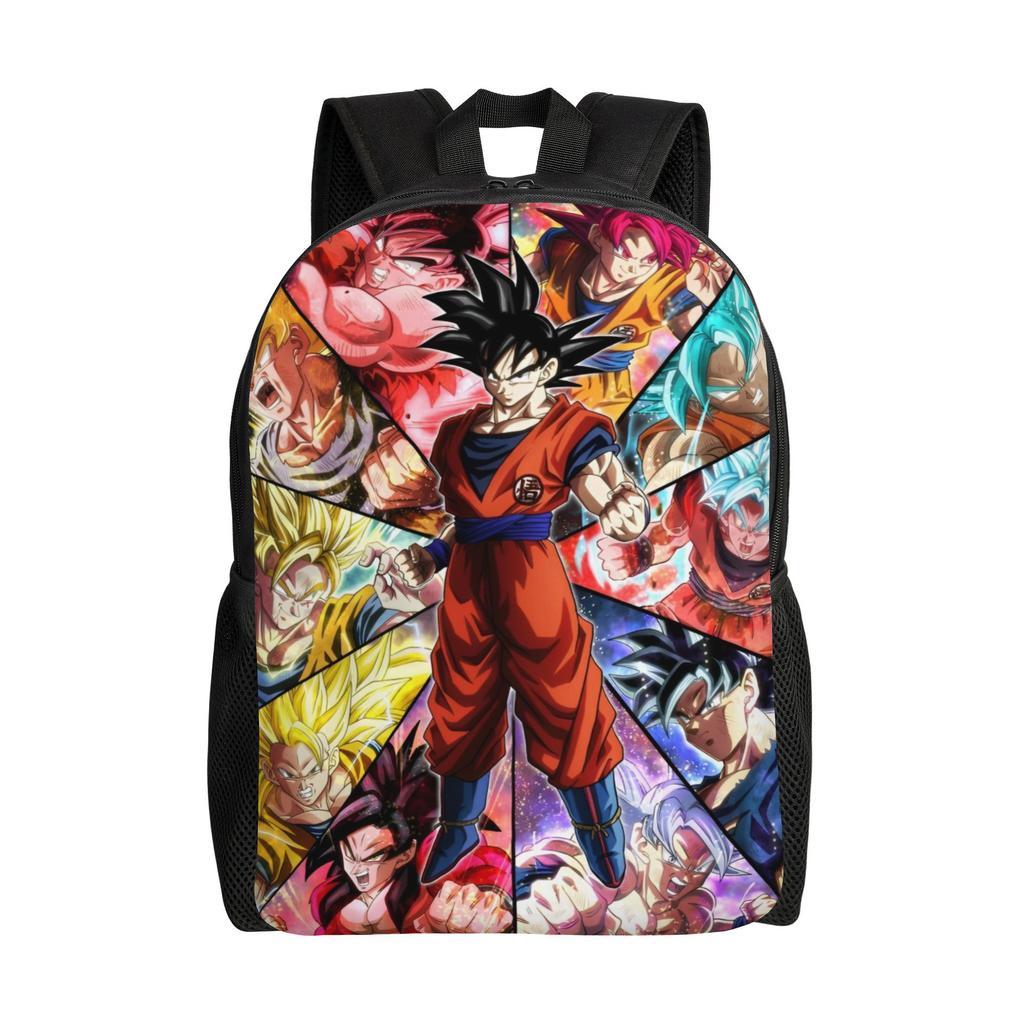 Songoku Dragon Ball Z  Backpack for Men Women Teenage Student Business Daypack  College Shoulder Bag Durable