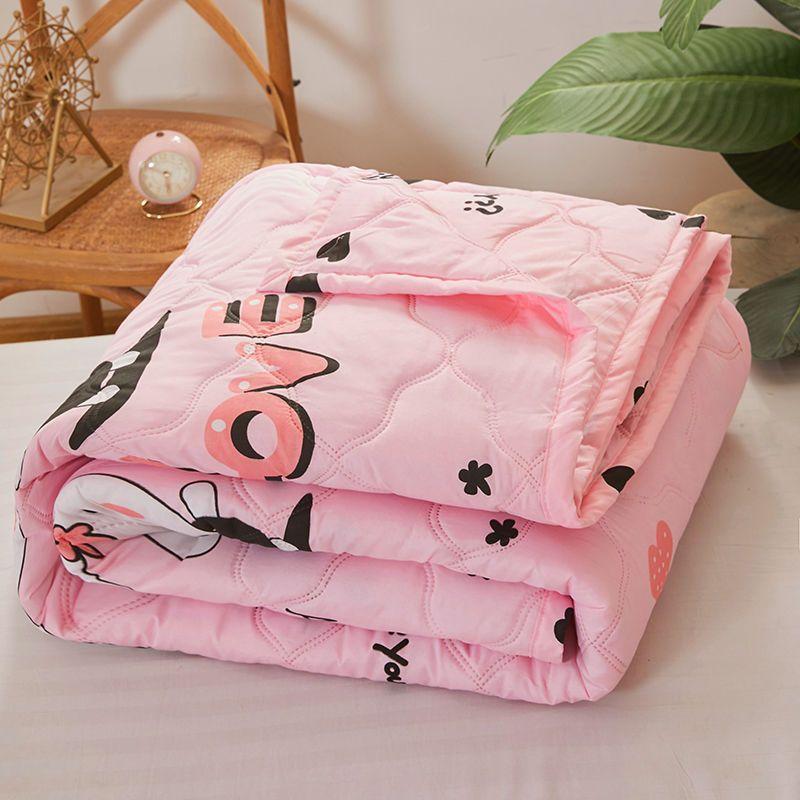 Летнее тонкое стеганое одеяло с мультяшным принтом, детское покрывало, кондиционер, одеяло, одноместное, двуспальное, размер Queen King Size