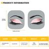 AFPANQZ Ladies Eyes Print Car Windshield Sunshade UV Protection 2 Piece Rectangle Wind Shield Front Window Visor Washable Pop Up Sun Shades Universal