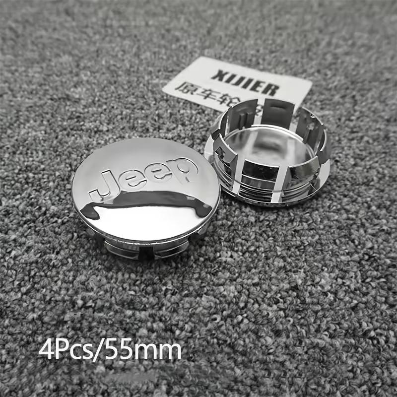 4Pcs Original Car Wheel Center Hub Cap Cover For Jeep Renegade Compass Grand Cherokee Wrangler jk Gladiator Patriot Liberty QTMYN1