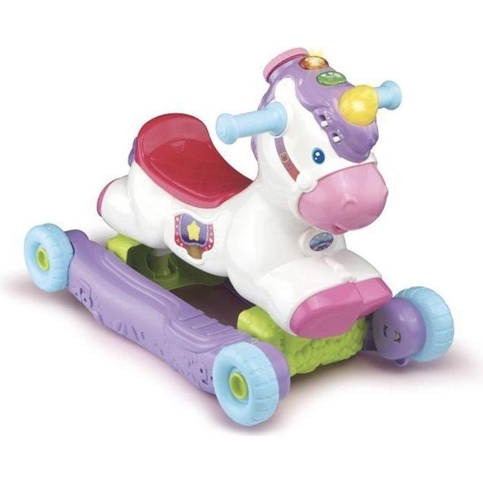 Качалка - VTECH BABY - Клео Мой Единорог-Качалка 2-в-1 - Говорящий и Светящийся - Розовый