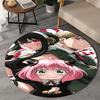 Spy Family Adventure Round Rug for Livingroom,Bedroom, Palyroom, Chair Rug, Area rug, Circle Carpet, Large Size Fan Christmas gift