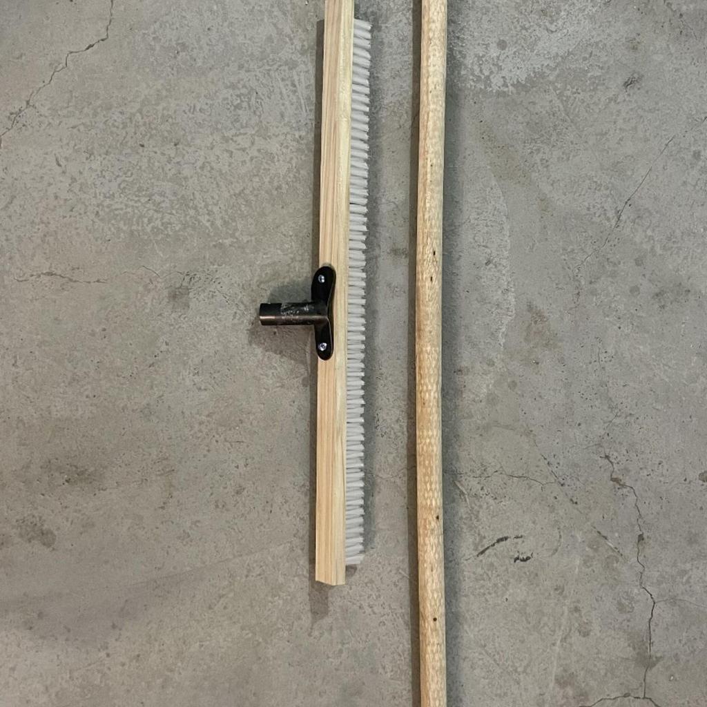 Полипропиленовая водонепроницаемая щетка для пола и пыли с крупной щетиной - Идеальна для уборки и покраски.