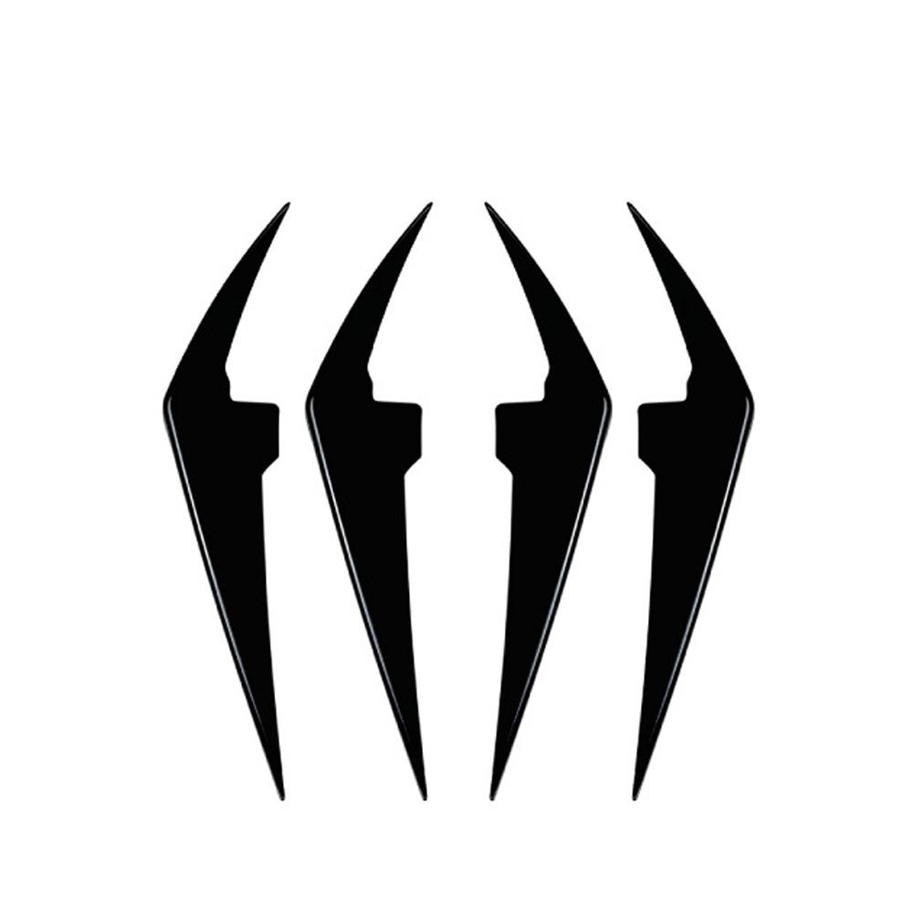 4 шт./компл. передний бампер автомобиля противотуманные фары боковые ребра губные сплиттеры воздухозаборники Fitmet для BMW 3 серии G20/G21 LCI 2023+ M Sport