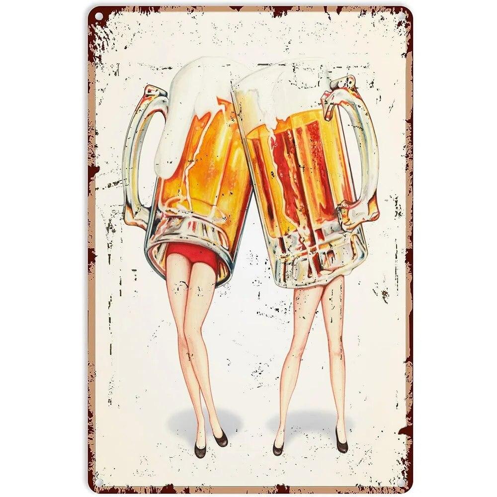 Every Beers A Cheers Fresh Beer Leisure Time Metal Tin Signs Poster Wall Decor for Bars Man Cave Cafe Clubs Retro Posters Plaque