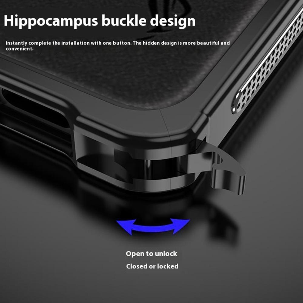 Бамперы для Asus ROG Phone 8 Pro 5G/Phone 8 5G Металлический каркас Чехол для отвода тепла с защитой объектива камеры